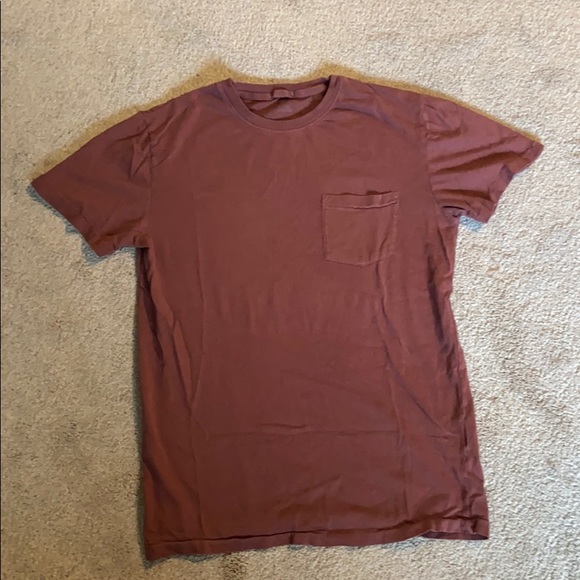 Vintage Maroon Pocket Tee - Picture 1 of 1